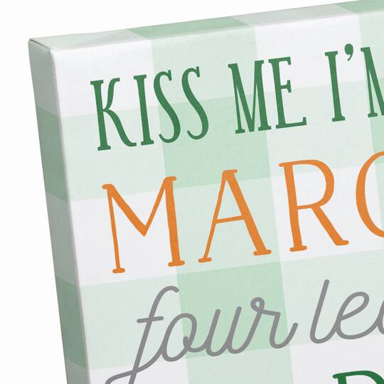 St Pat Day Words Canvas 16" x 20" Canvas Wall Art